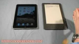 Apple iPad vs the Amazon Kindle DX Graphite [upl. by Dierdre]