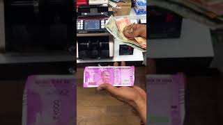 FJ2830 Mix Note Counting Machine Counts New Indian Note with Fake Note Detection [upl. by Aitnom]