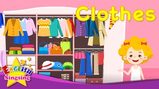 Kids vocabulary  Clothes  clothing  Learn English for kids  English educational video [upl. by Hatch]