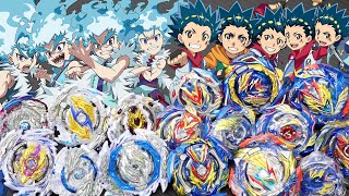 FINAL VALT VS LUI  All Valkyrie Evolutions VS All Longinus Evolutions  Beyblade Burst Team Battle [upl. by Reginald]