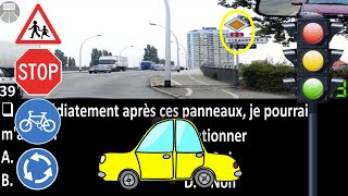 nouveau 40 question  auto école préparer le code de la route 2022  examen 2permisdeconduire [upl. by Stuppy272]