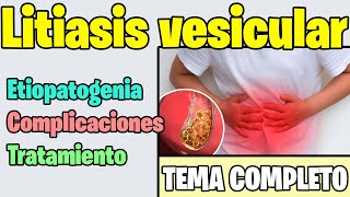 PIEDRAS EN LA VESÍCULA Colelitiasis  ¿POR QUÉ SALEN SÍNTOMAS TRATAMIENTO [upl. by Puttergill736]