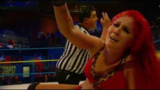 Ivelisse quotLa Sicariaquot vs El Dragon Azteca Jr  IntergenderLucha Underground [upl. by Hatty]