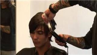 Hair Care for Men  How to Flat Iron Mens Hair [upl. by Tuckie]