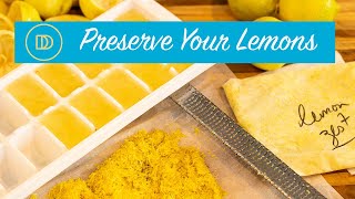 Freeze Your LemonsCitrus to Preserve them for Months [upl. by Sylvan]