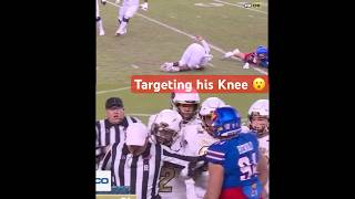 Kansas Player with Dirty Hit on Shadeur Sanders 😡 collegefootball football shorts [upl. by Travis]