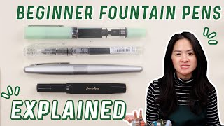 4 Beginner Fountain Pens We Love [upl. by Imerej789]