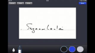 Comment Signer Un Document avec son iPad [upl. by Gemini549]