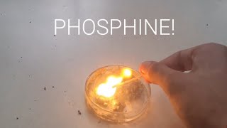 Toxic phosphine gas from aluminium phosphideexperiment [upl. by Johnath531]