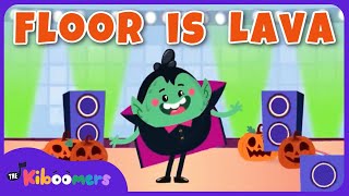 Halloween Floor is Lava  THE KIBOOMERS Preschool Songs  Freeze Dance [upl. by Diet504]