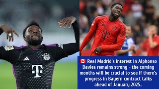 🇨🇦 Real Madrids interest in Alphonso Davies remains strong  the coming months will be crucial [upl. by Weylin615]