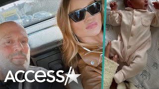 Rosie HuntingtonWhiteley amp Fiancé Jason Statham Pose For Selfie Share New Pics Of Daughter [upl. by Mayyahk]