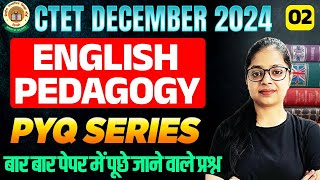 CTET December 2024  CTET English Pedagogy  PYQ Series  By Rupali Maam  Lecture 2 [upl. by Nileuqaj672]