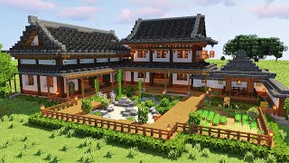 Japanese Estate Base  Minecraft Timelapse [upl. by Lou]