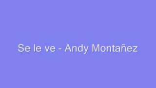 se le ve  andy montañez musica [upl. by Aridaj247]