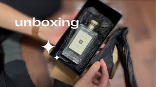 Jo Malone Perfume Unboxing [upl. by Nosnirb435]