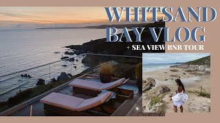 CORNWALL WHITSAND BAY VLOG  SEA VIEW COTTAGE TOUR  UNIQUE HOMESTAY ATLANTA  UK HOLIDAY [upl. by Atiuqcaj]