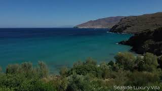 Villas in Andros Drone Video WEB [upl. by Akcirahs]