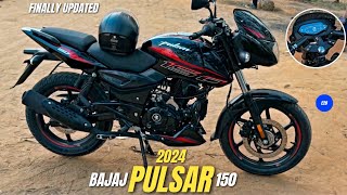 Finally Bajaj Pulsar 150 New Model 2024 Review New Digital Meter On Road Price [upl. by Treb]