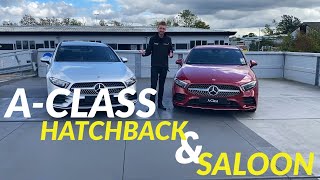 MercedesBenz AClass 20182023 review  W177 hatchback and saloon indepth test drive [upl. by Ennaylime]