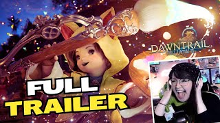 FFXIV Dawntrail Full Trailer Reaction  IM SCREAMING  Japan Fanfest [upl. by Anaz]