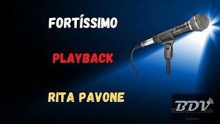 Rita Pavone  Fortissimo  Karaokê  Playback [upl. by Godiva838]