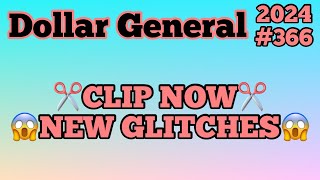 2024366✂️Dollar General Couponing✂️CLIP NOW‼️NEW GLITCHES😱Must Watch👀👀 [upl. by Venterea]