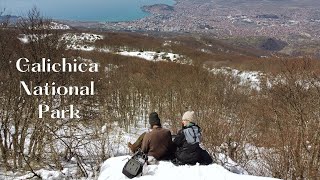 Galichica National Park Ohrid North Macedonia  drone video [upl. by Arevle]