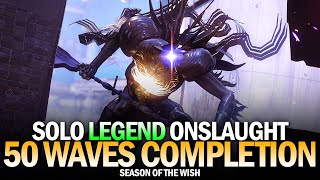 Solo Legend Onslaught  Full 50 Waves Completion Midtown Fallen Destiny 2 [upl. by Rosenkrantz]