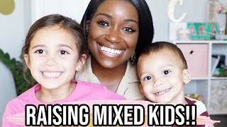 BLACK MOM RAISING MIXED KIDS  My Journey amp Experience With Biracial Kids [upl. by Aicilif]