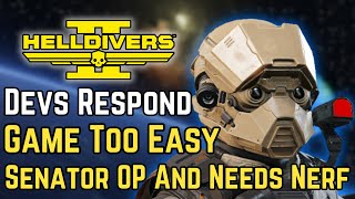 Helldivers 2  quotThe Games Too Easyquot 😬 Twinbeard Responds [upl. by Shannah]