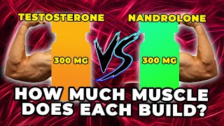 300 MG Testosterone Vs 300 MG Nandrolone  Exactly How Much Muscle Does Each Build [upl. by Breanne]