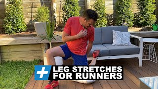 The Best Leg Stretches for Runners  Tim Keeley  Physio REHAB [upl. by Schou918]