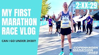 MY FIRST EVER MARATHON CAN I GO SUB 230 COPENHAGEN 2022 [upl. by Ashla]