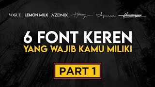 Font Keren Buat Quotes Yang Wajib Dimiliki Desainer Grafis PART 1  FREE DOWNLOAD FONT [upl. by Annavaj488]