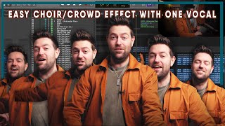 How to Create a CROWDCHOIR Sound using ONE VOCAL [upl. by Demodena]