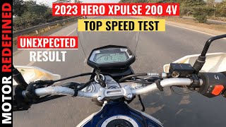 2023 Hero Xpulse 200 4V Top Speed Test amp All Gear Top Speed Test  Motor Redefined [upl. by Spanos844]