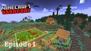 Minecraft Hardcore  Episode 1 [upl. by Aleicarg]