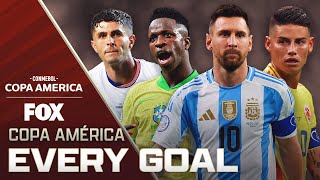 2024 Copa América Every goal from the Entire Tournament  FOX Soccer [upl. by Riess192]