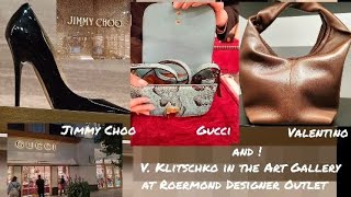 Valentino Jimmy Choo Gucci at the Roermond Designer Outlet [upl. by Ojillek]