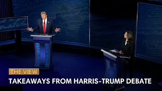 Takeaways From HarrisTrump Debate  The View [upl. by Eceerahs]