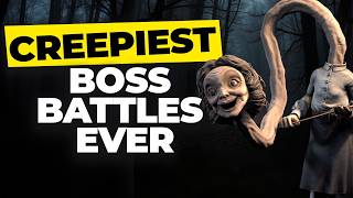 Top 10 Creepiest Video Game Boss Battles EVER [upl. by Ahsinev533]