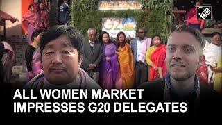 Manipur G20 delegates visit Ima Keithel in Imphal West [upl. by Vivianne]