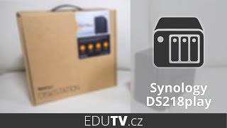 Synology DS218play  recenze a první spuštění  EduTV [upl. by Nirtak45]