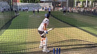 Virat Kohli batting practice with pink ball in Adelaide l BGT 202425 [upl. by Marshal]