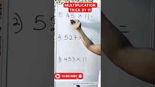 Fastest Multiplication Trick by 11 multiplicationtrick [upl. by Nodnar671]