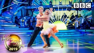 Saffron and AJ Samba to Walking on Sunshine  Week 10  BBC Strictly 2019 [upl. by Harutek]