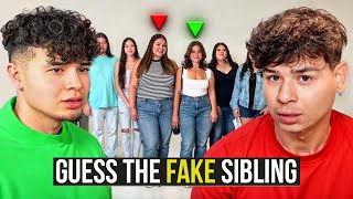 LOS BOYZ GUESS THE FAKE SIBLING  1 Fake Sibling VS 4 Real Siblings [upl. by Yves]