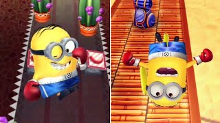 Boxer Minion Avoid Collecting Bananas at Eduardos House amp Minion Beach  Despicable Me Minion Rush [upl. by Merrie]