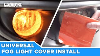 How to use a Laminx universal sheet to protect amp style your fog lights [upl. by Hcone]